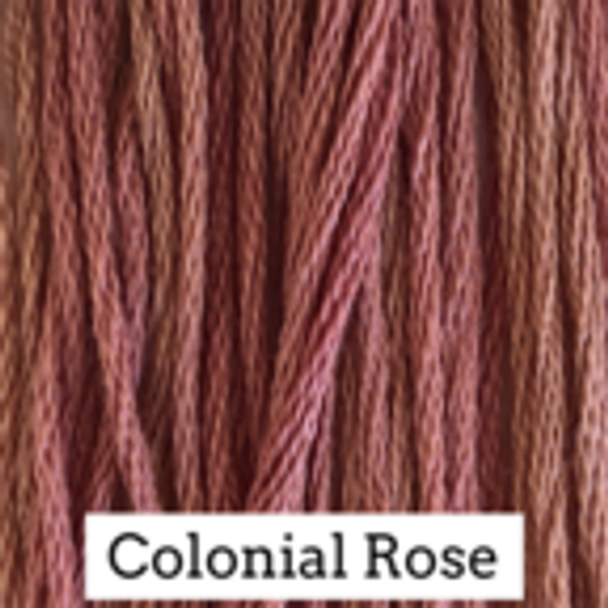 Classic Colorworks Hand Dyed Floss 5 yds Colonial Rose