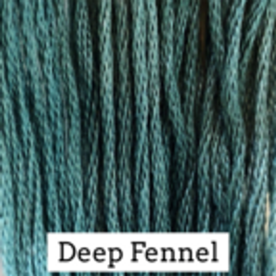 Classic Colorworks Hand Dyed Floss 5 yds Deep Fennel