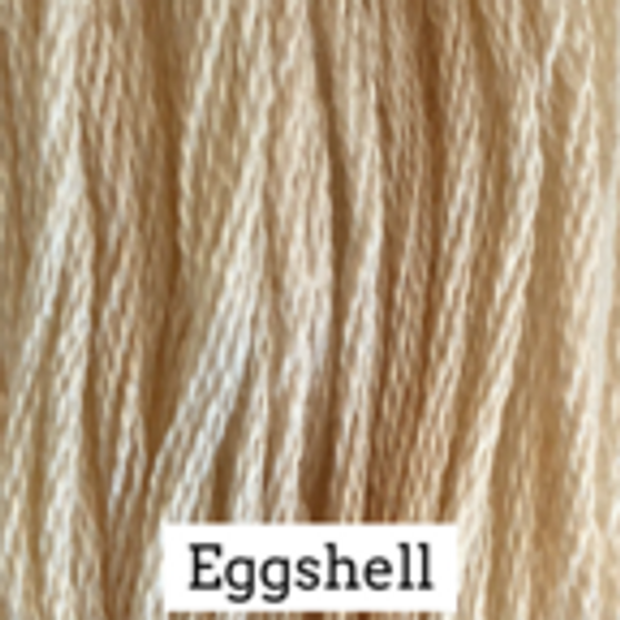 Classic Colorworks Hand Dyed Floss 5 yds Eggshell