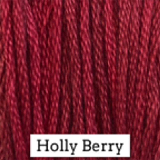 Classic Colorworks Hand Dyed Floss 5 yds Holly Berry