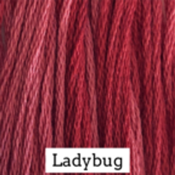 Classic Colorworks Hand Dyed Floss 5 yds Ladybug