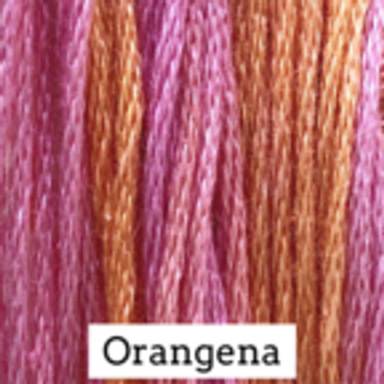 Classic Colorworks Hand Dyed Floss 5 yds Orangena