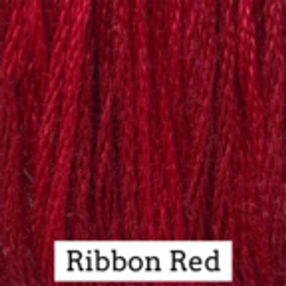 Classic Colorworks Hand Dyed Floss 5 yds Ribbon Red