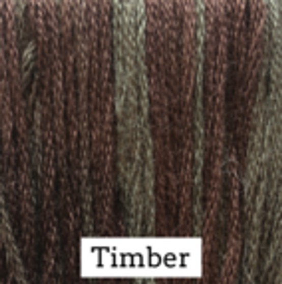Classic Colorworks Hand Dyed Floss 5 yds Timber