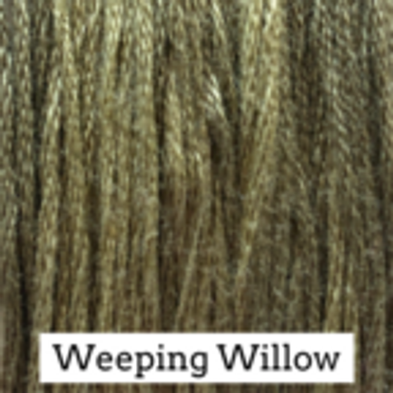 Classic Colorworks Hand Dyed Floss 5 yds Weeping Willow