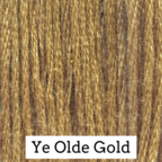 Classic Colorworks Hand Dyed Floss 5 yds Ye Olde Gold