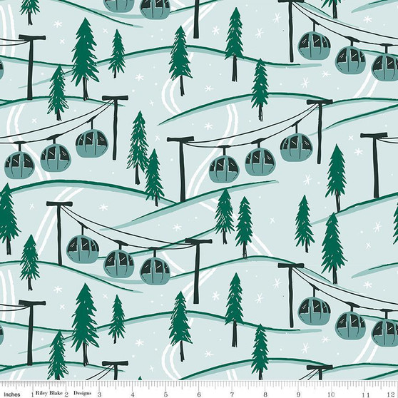Ski Hill C14772 Powder One Yard