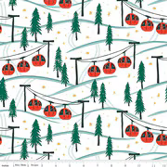 Ski Hill C14772 Red One Yard