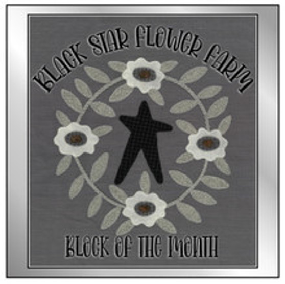 Black Star Flower Farm Finishing Pattern DOWNLOAD
