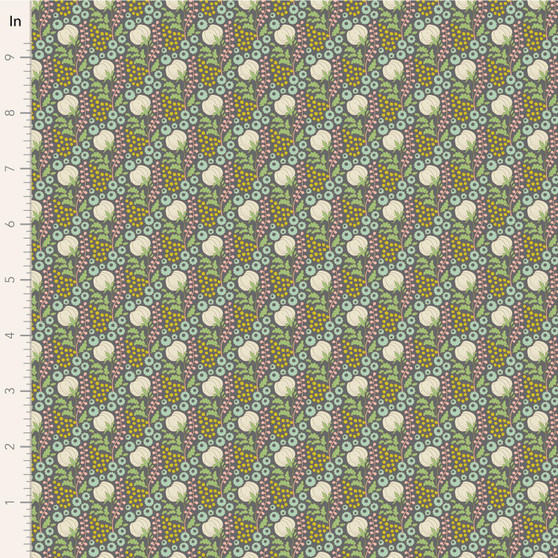 Sanctuary 100579 Cottonfield Greygreen One Yard