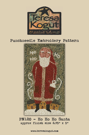 Ho Ho Ho Santa Punch Needle