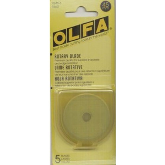 Olfa 45mm Rotary Blades 5pk RB45-5