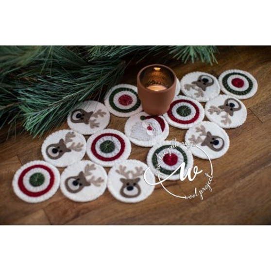Santa and His Reindeer PRI-866 Pattern Only W
