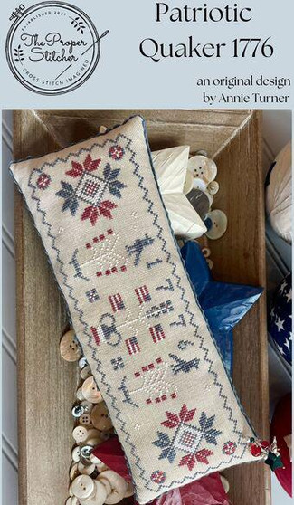 Patriotic Quaker Cross Stitch