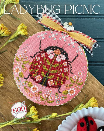 Ladybug Picnic Cross Stitch