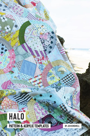 Halo Pattern with Templates by Jen Kingwell