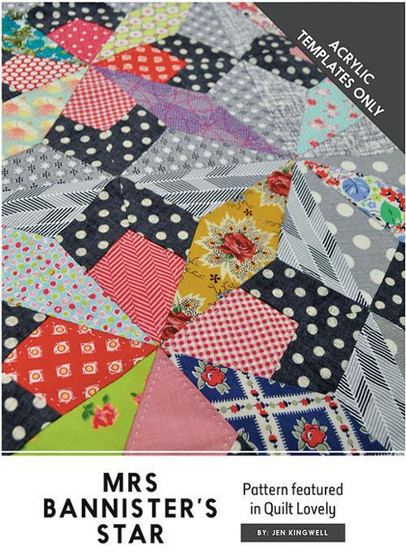Mrs. Bannister's Star Acrylic Template by Jen Kingwell