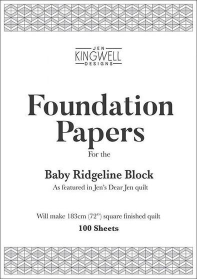 Wensleydale Foundation Papers by Jen Kingwell