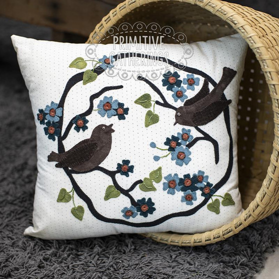 Birds of Spring Pillow PRI-2105