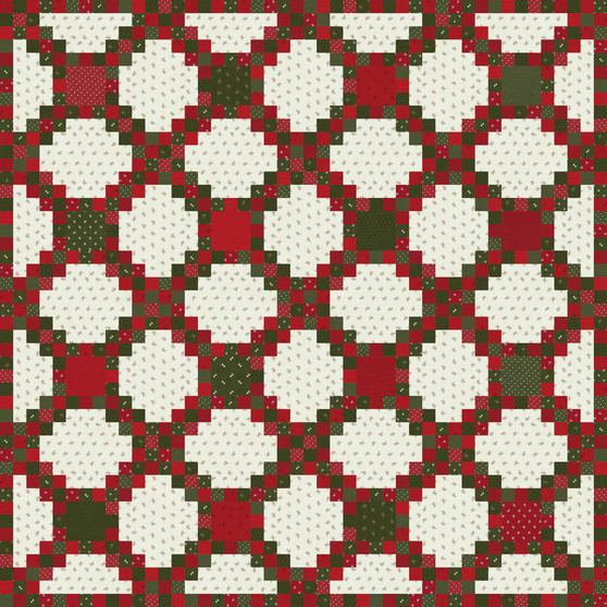 Christmas Chain Quilt Kit PREORDER ($106.25)