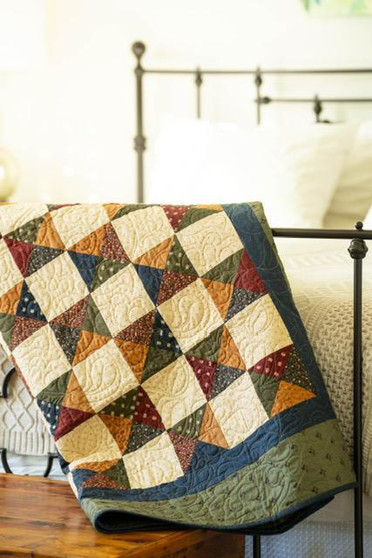 Quarter Squared-A Fun With Fat Quarters Quilt Pattern