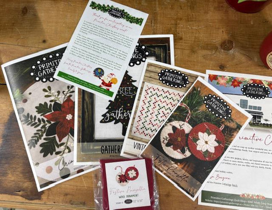 Primitive Christmas Event PRINTED PATTERNS 2025
