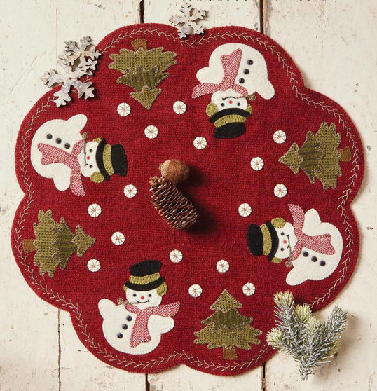 Rollie Pollie Snowman Mat