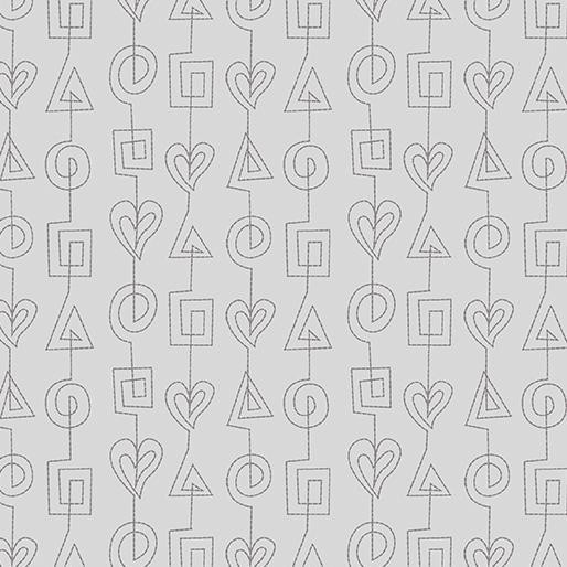 Stitches Grey 13264 08 One Yard