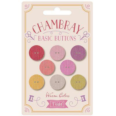 Tilda Chambray Buttons 8pc.
