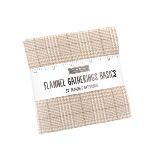 Flannel Gatherings Basics 5" Charm PREORDER ($12.79)