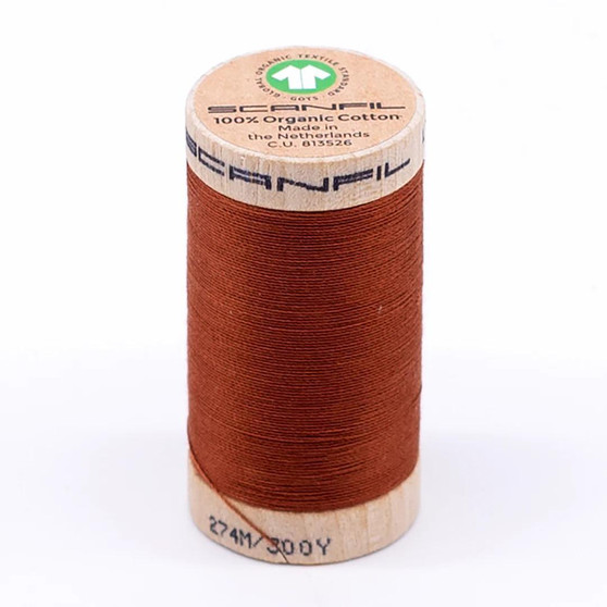 Baked Clay #4828 30wt Organic Cotton Thread 300Yd