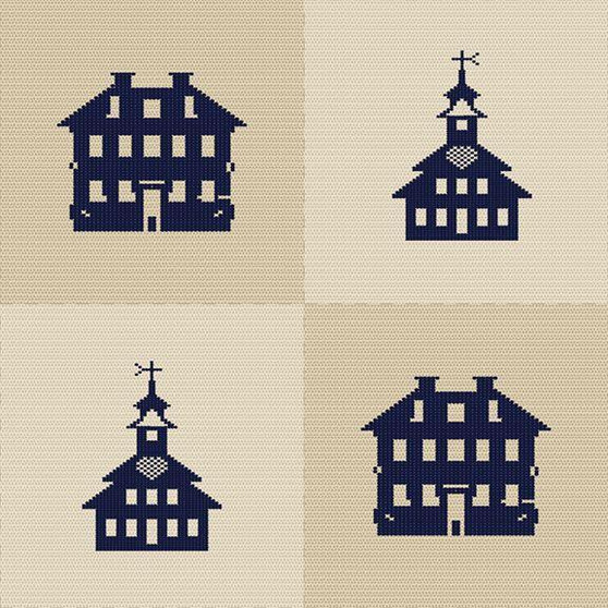 Indigo Schoolhouse R221693D Beige One Yard