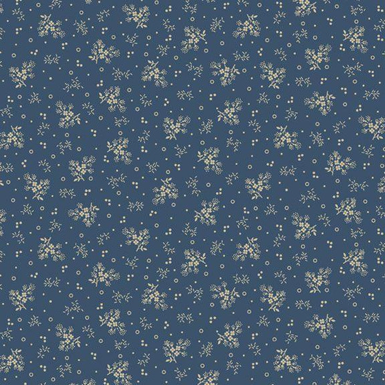 Indigo Schoolhouse R221699D Blue One Yard