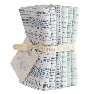 Tilda Woven Tea Towel Fat Quarter Bundle 6 pcs.