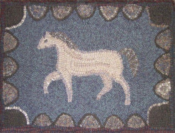 Red Horse Rug Hooking Kit by Edyth O'Neill