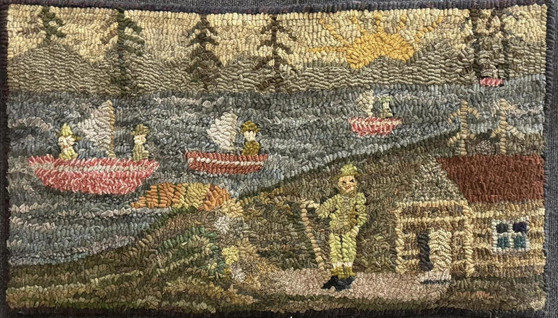 Summer Scout Camp Rug Hooking Kit by Keith Kemmer