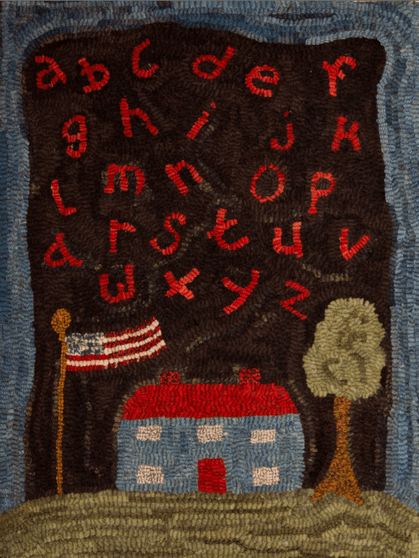 House Sampler Rug Hooking Kit by Polly Minick
