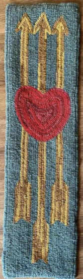 Through the Heart- Vertical Rug Hooking Kit by Barbara Carroll