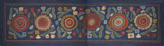 Olde Posie Runner Rug Hooking Kit by Keeping the Past Alive