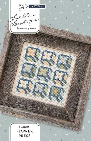 Flower Press Cross Stitch