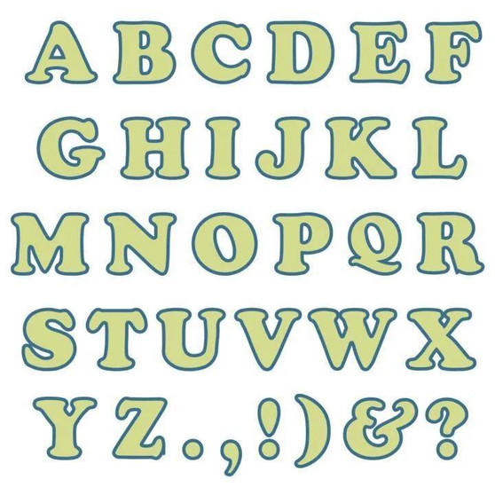 GO! Carefree Alphabet Uppercase Set 3"