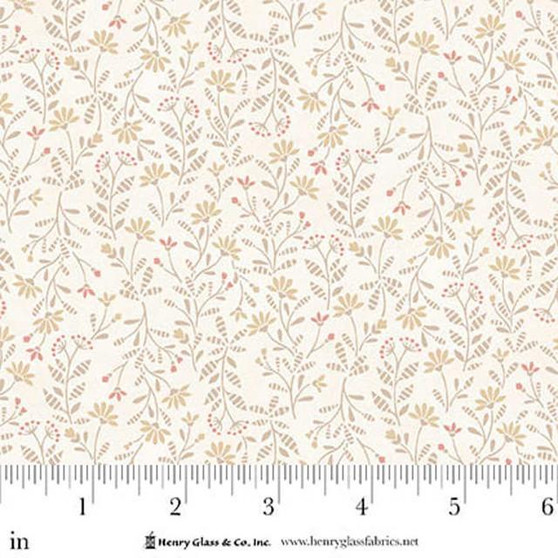Hearth and Home 3623 22 Cream Pink One Yard