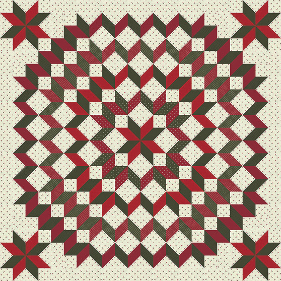 Christmas Kaleidoscope Quilt Kit PREORDER