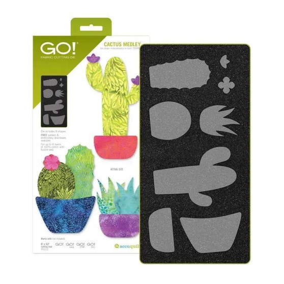GO! Cactus Medley Cutting Die