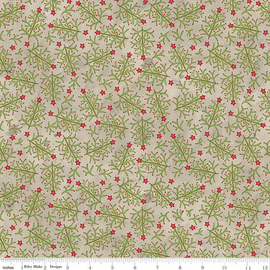 Northern Christmas C17832 Neutral One Yard