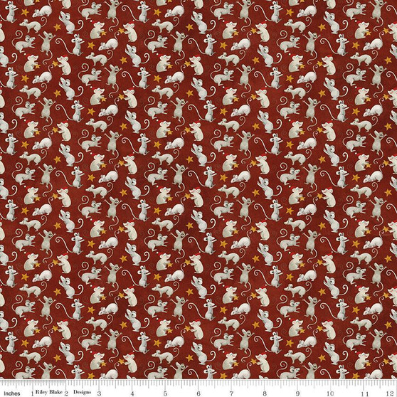 Northern Christmas C17833 Red One Yard
