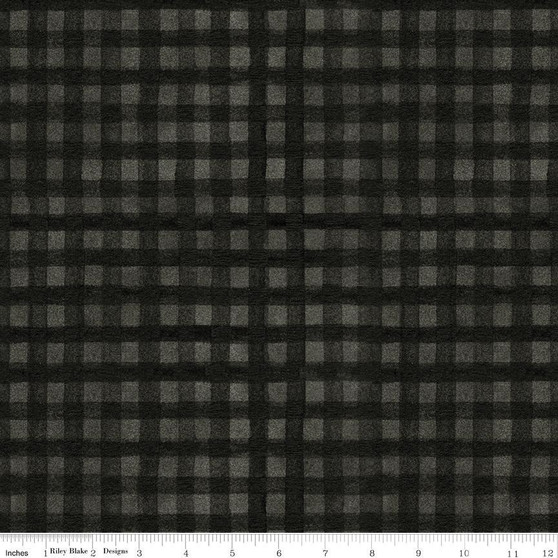 Northern Christmas C17835 Black One Yard