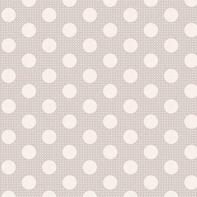 Tilda Medium Dots 130008 Light Grey One Yard