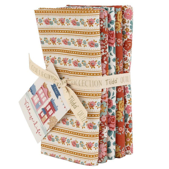 Tilda Village Life Fat Quarter Bundles