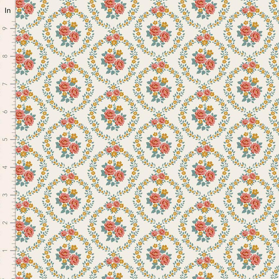Tilda Village Life 100682 Mable Warm Cream One Yard